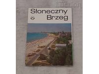 SLĂNČEV BRYAG BROȘURĂ/HARTĂ PENTRU TURIȘTI POLONEZI 197..g