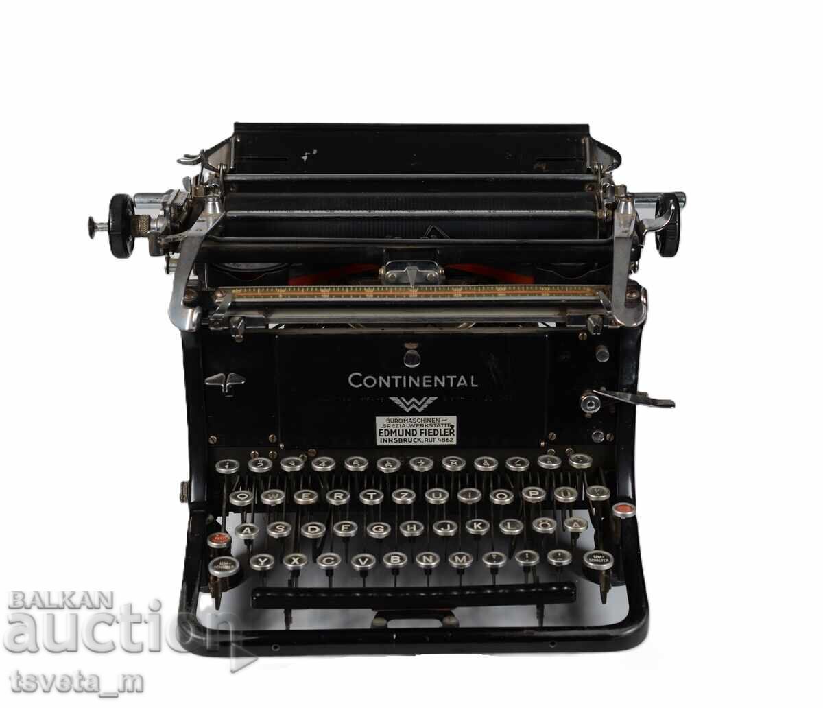 Mașină de scris CONTINENTAL, Made in Germany cu preț 480.00 BGN | € 245.42