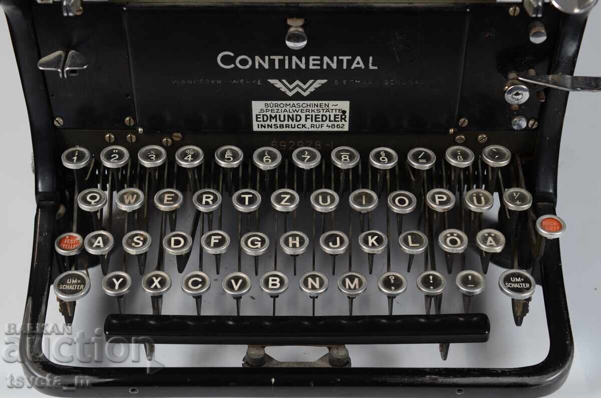 Пишеща машина CONTINENTAL, Made in Germany - 6