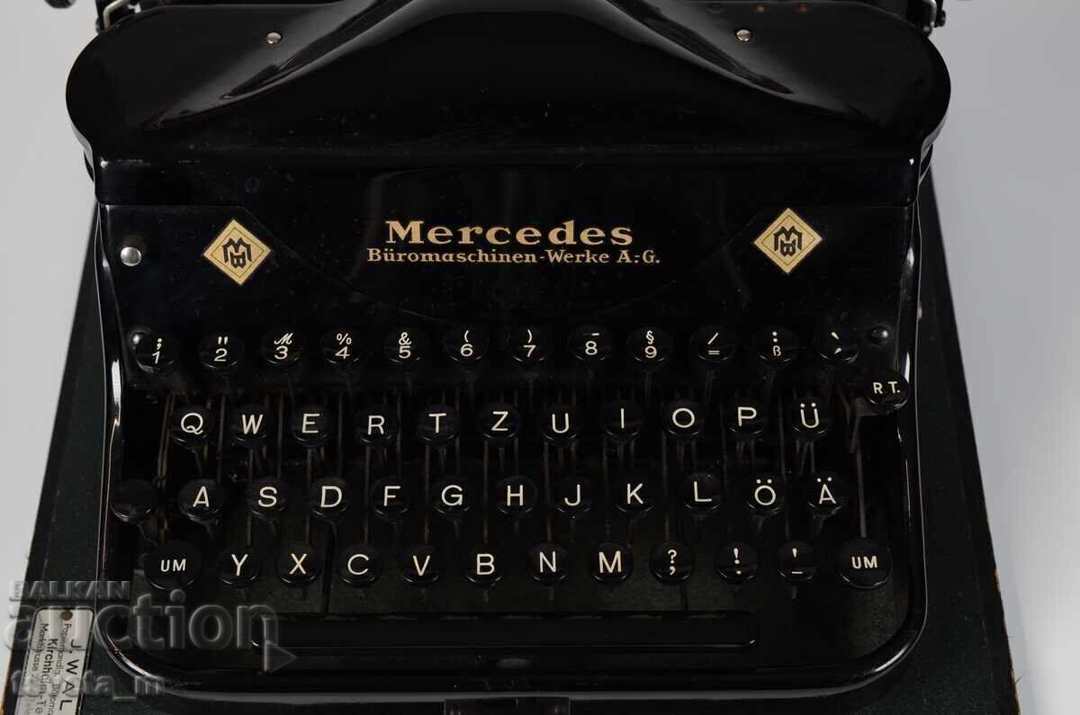 Mercedes Superba Typewriter Made in Germany 1920s with price € 220.00 | 430.28 BGN