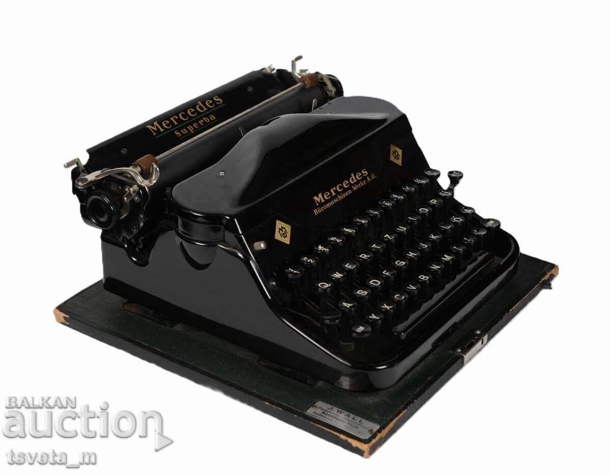 Livrarea Mașină de scris Mercedes Superba Made in Germany anii 1920