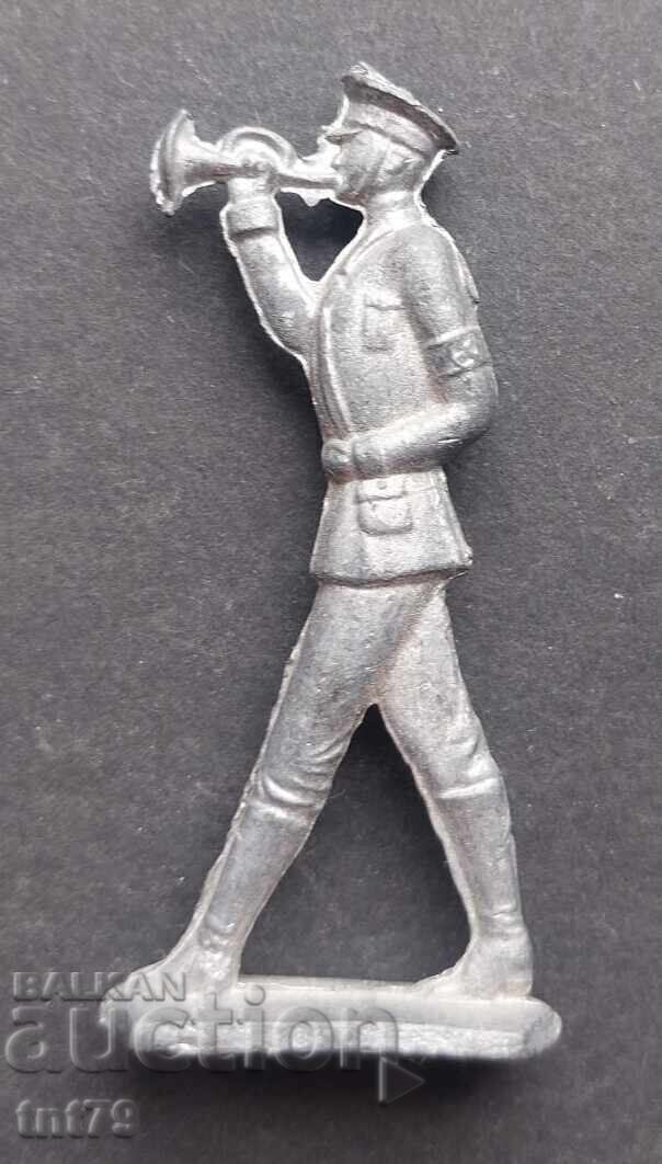 Figure, soldier: Lead soldier - horse