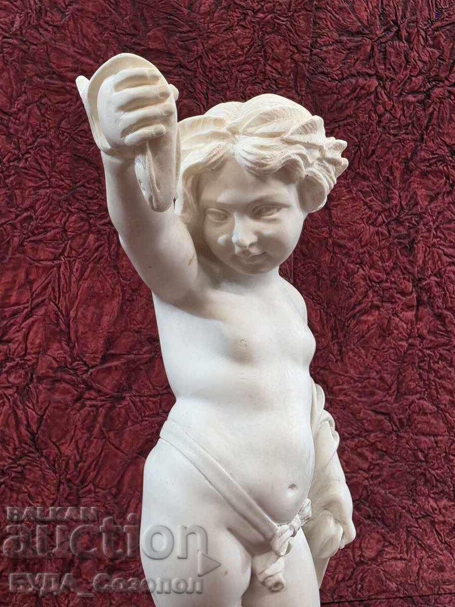 Auction  Pair of alabaster statues by Giuseppe Bessi