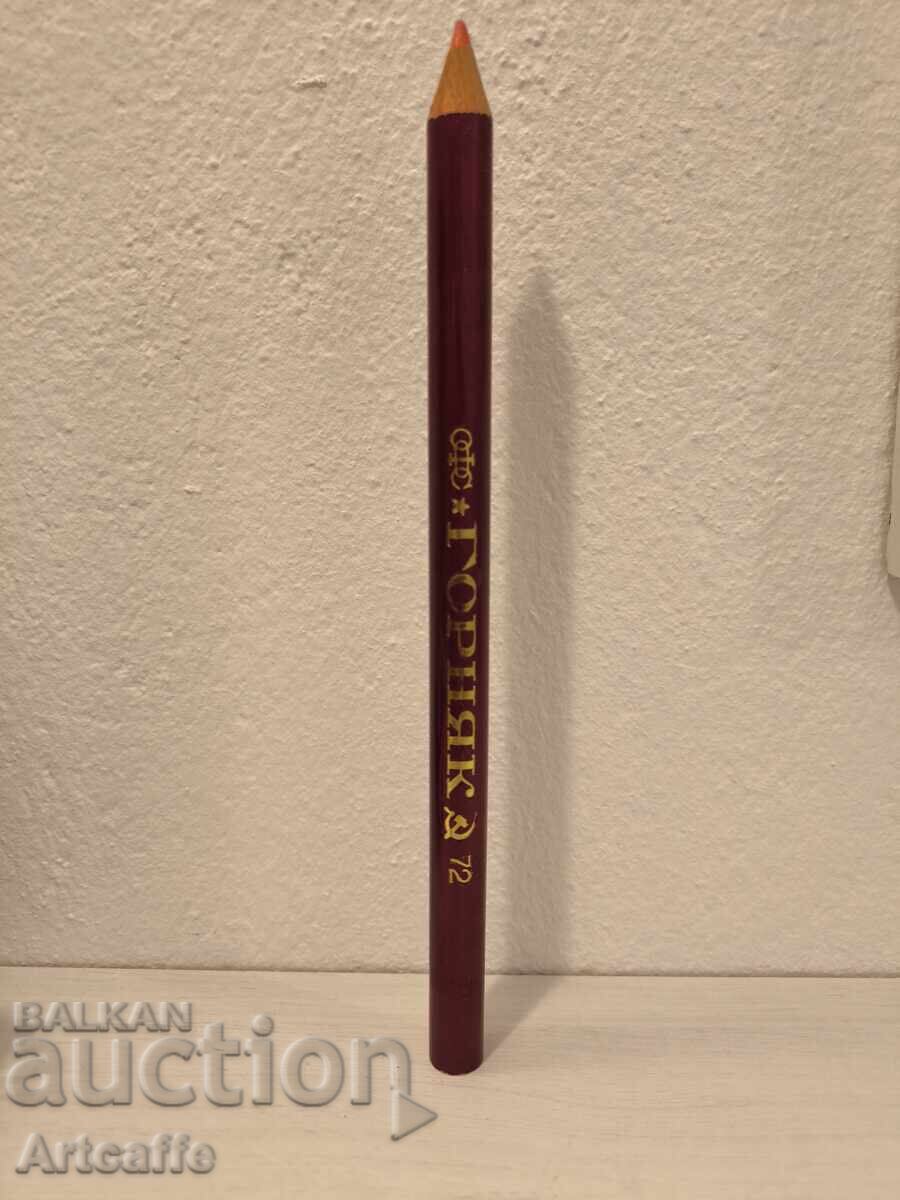 Creion roșu mare "GORNYAK", URSS 1972 - 7
