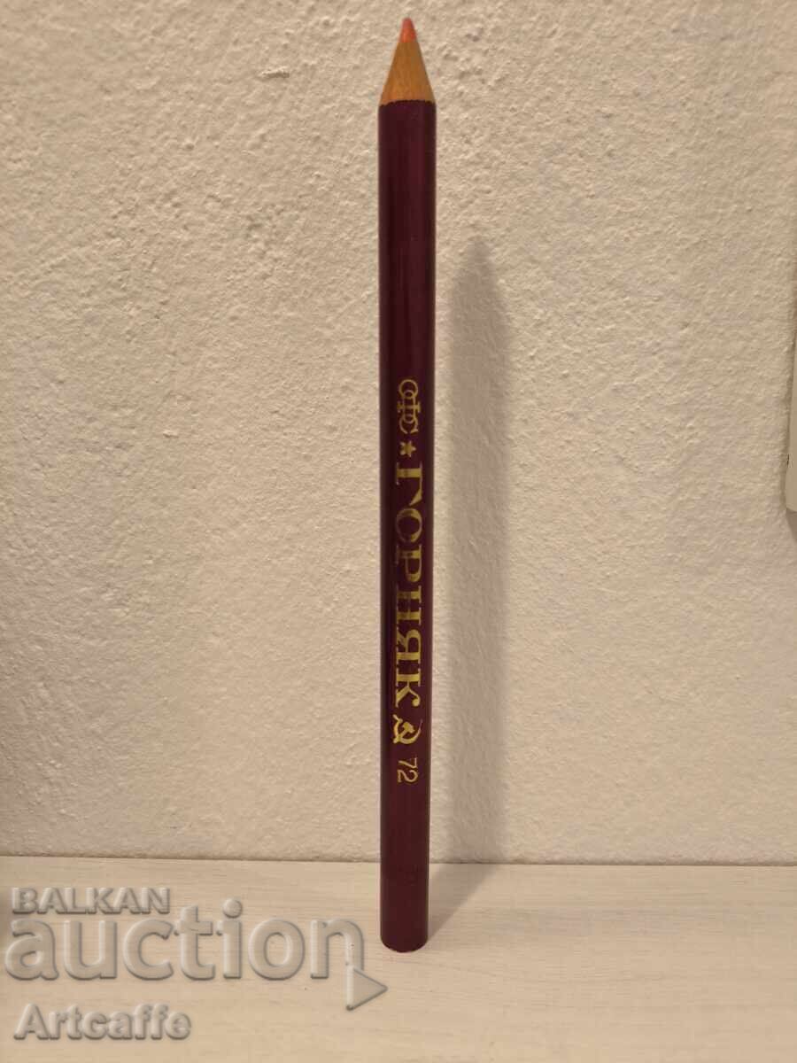 Creion roșu mare "GORNYAK", URSS 1972 - 7