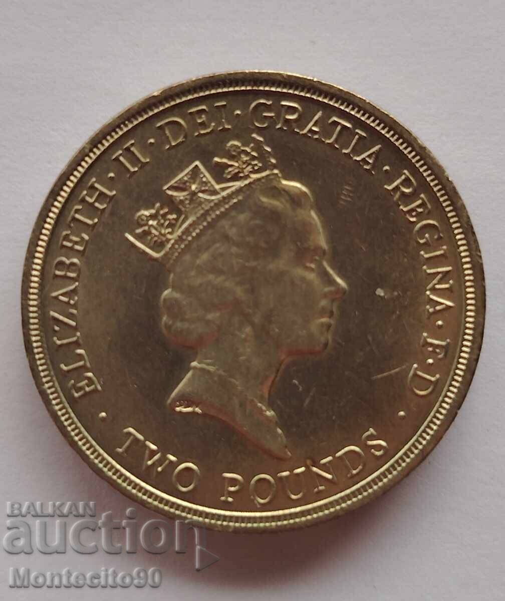 2 Pounds Great Britain 1986 XIII Commonwealth Games with price 12.00 BGN | € 6.14