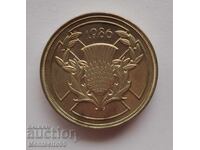 2 λίρες Ηνωμένου Βασιλείου 1986 XIII Αγώνες Κοινοπολιτείας