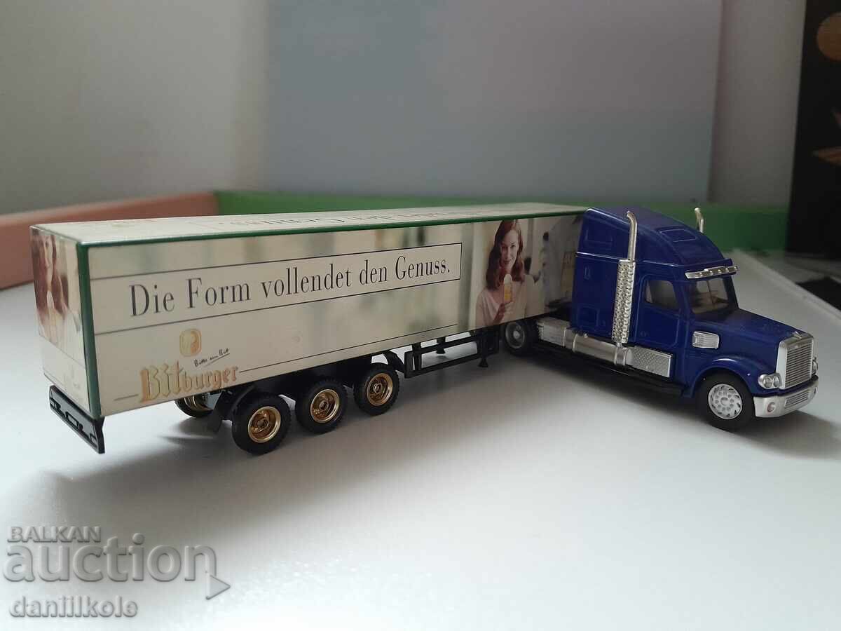 *$*Y*$* METAL MODEL TRUCK ADVERTISING BEER BITBURGER *$*Y*$* - 5