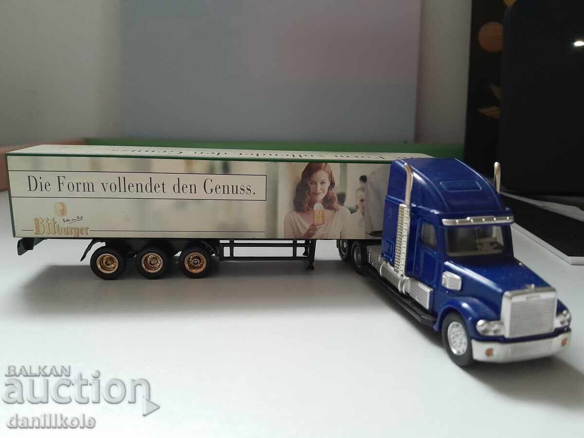 *$*Y*$* METAL MODEL TRUCK ADVERTISING BEER BITBURGER *$*Y*$*