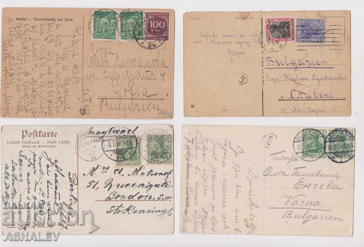 Γερμανία - Βερολίνο /4-ταξιδιώτες 1907-20/ με τιμή 20.00 BGN | € 10.23 Γερμανία - Βερολίνο /4-ταξιδιώτες 1907-20/ με τιμή 20.00 BGN | € 10.23