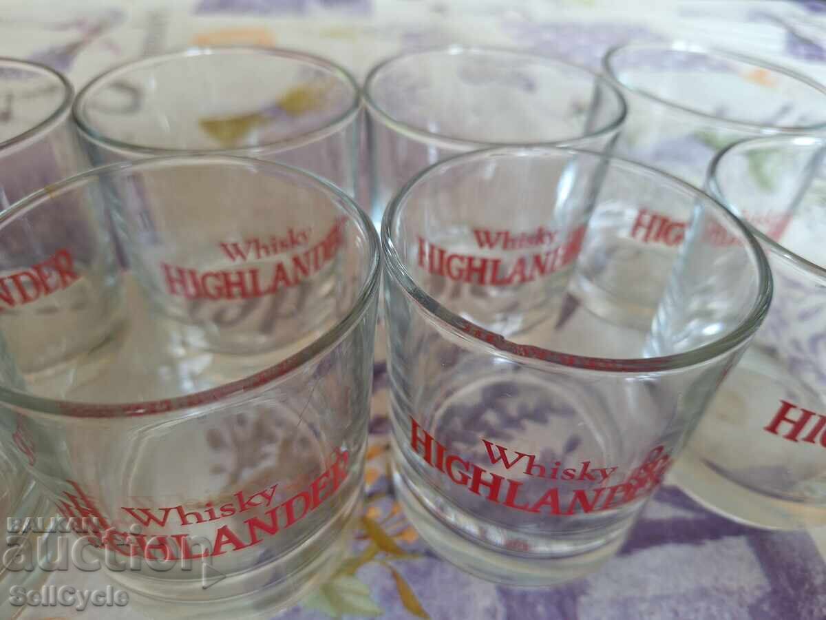 Παράδοση ✅8 ΤΕΜ. ΓΥΑΛΙΝΑ ΠΟΤΗΡΙΑ ΓΙΑ ΟΥΙΣΚΙ - HIGHLANDER❗