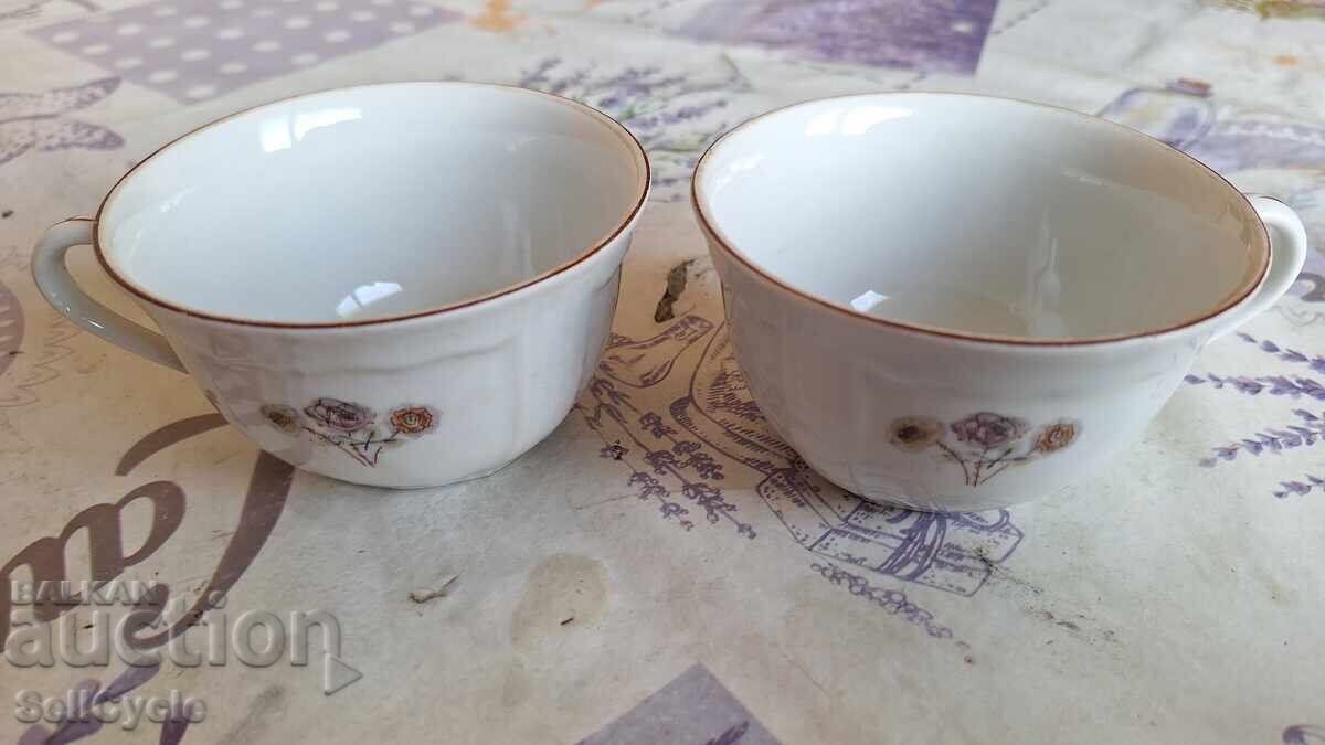 ✅ BULGARIAN PORCELAIN TEA CUPS❗