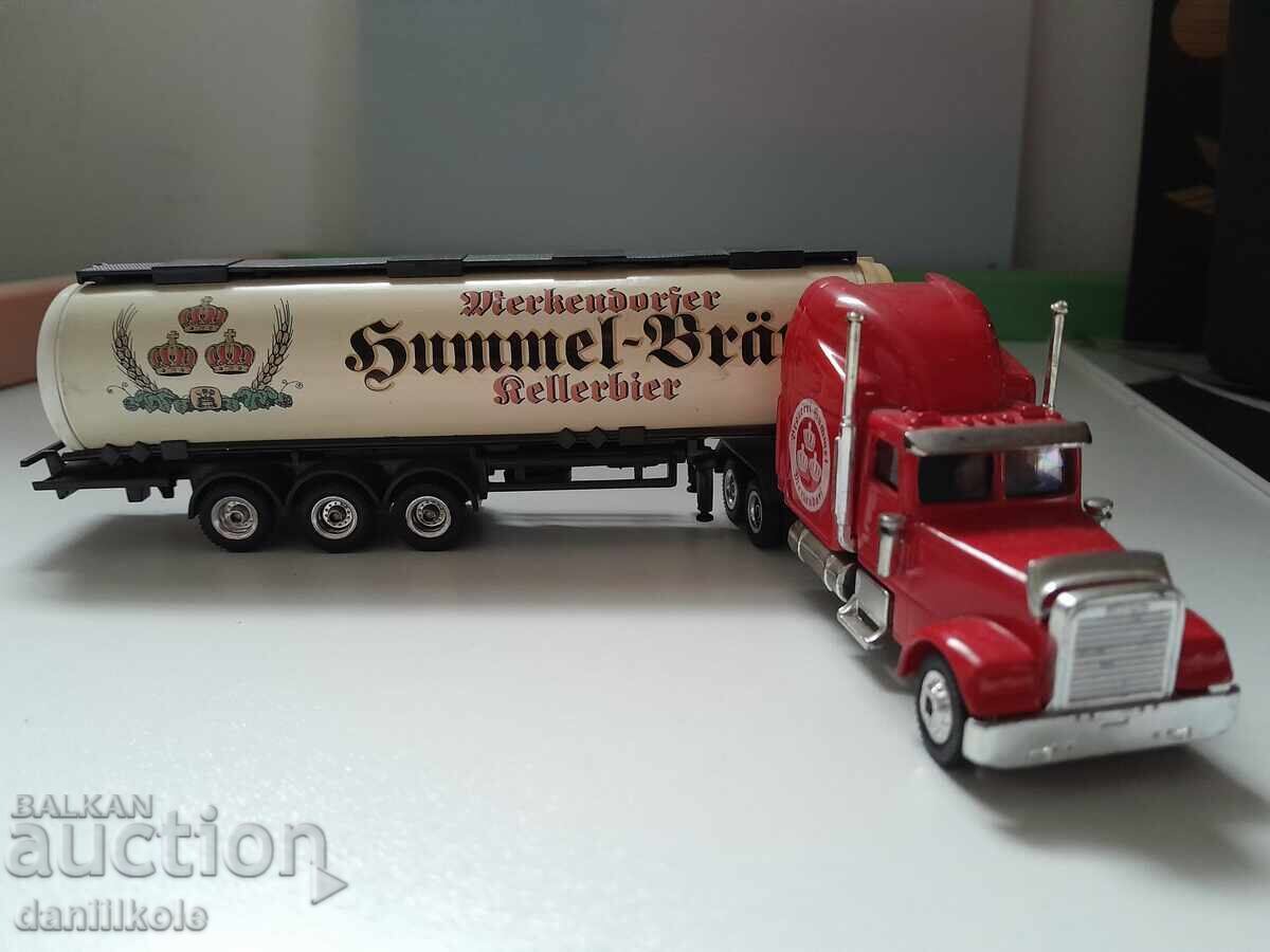 *$*Y*$* METAL MODEL FREIGHTLINER AD SUMMEL BRAU*$*Y*$*