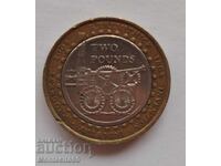 2 паунда 2004 - 200 години от първия парен локомотив