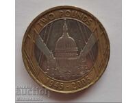 2 λίρες 2005 - 60 χρόνια από το τέλος του Β' Παγκοσμίου Πολέμου