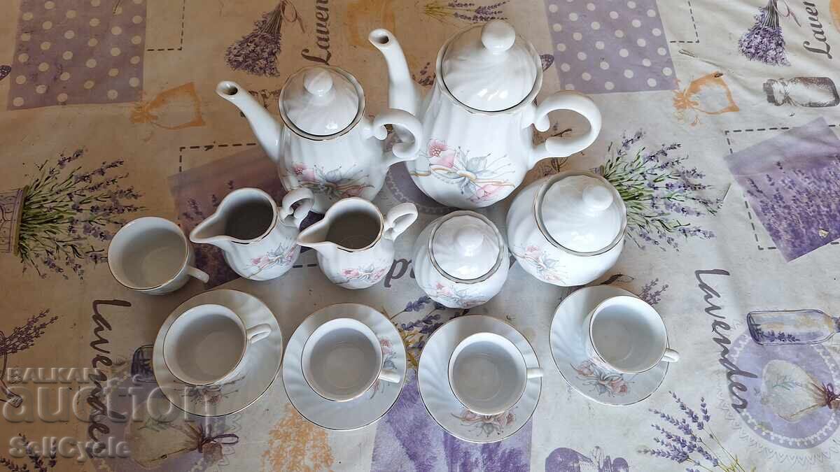 ✅ BULGARIAN PORCELAIN COFFEE SET❗ with price 20.00 BGN | € 10.23