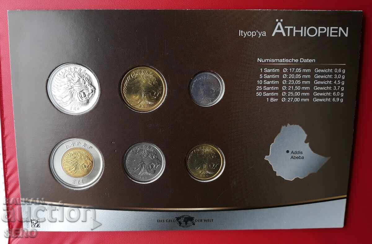 Auction Ethiopia - Set of 6 coins Auction Ethiopia - Set of 6 coins