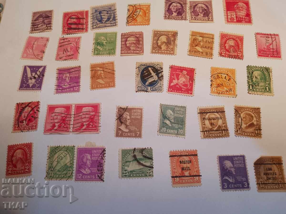 Auction Postage stamps USA -0.01 cents Auction Postage stamps USA -0.01 cents