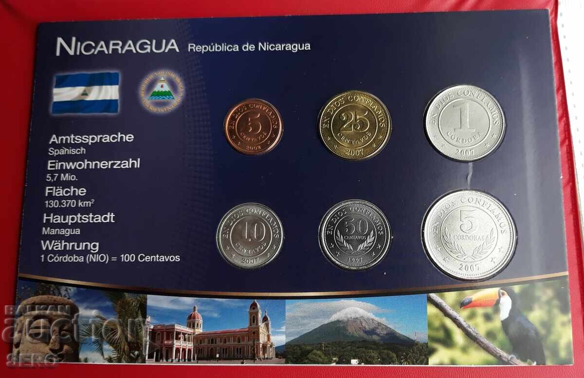 Nicaragua - SET de 6 monede 1997-2007 cu preț 15.01 BGN | € 7.67