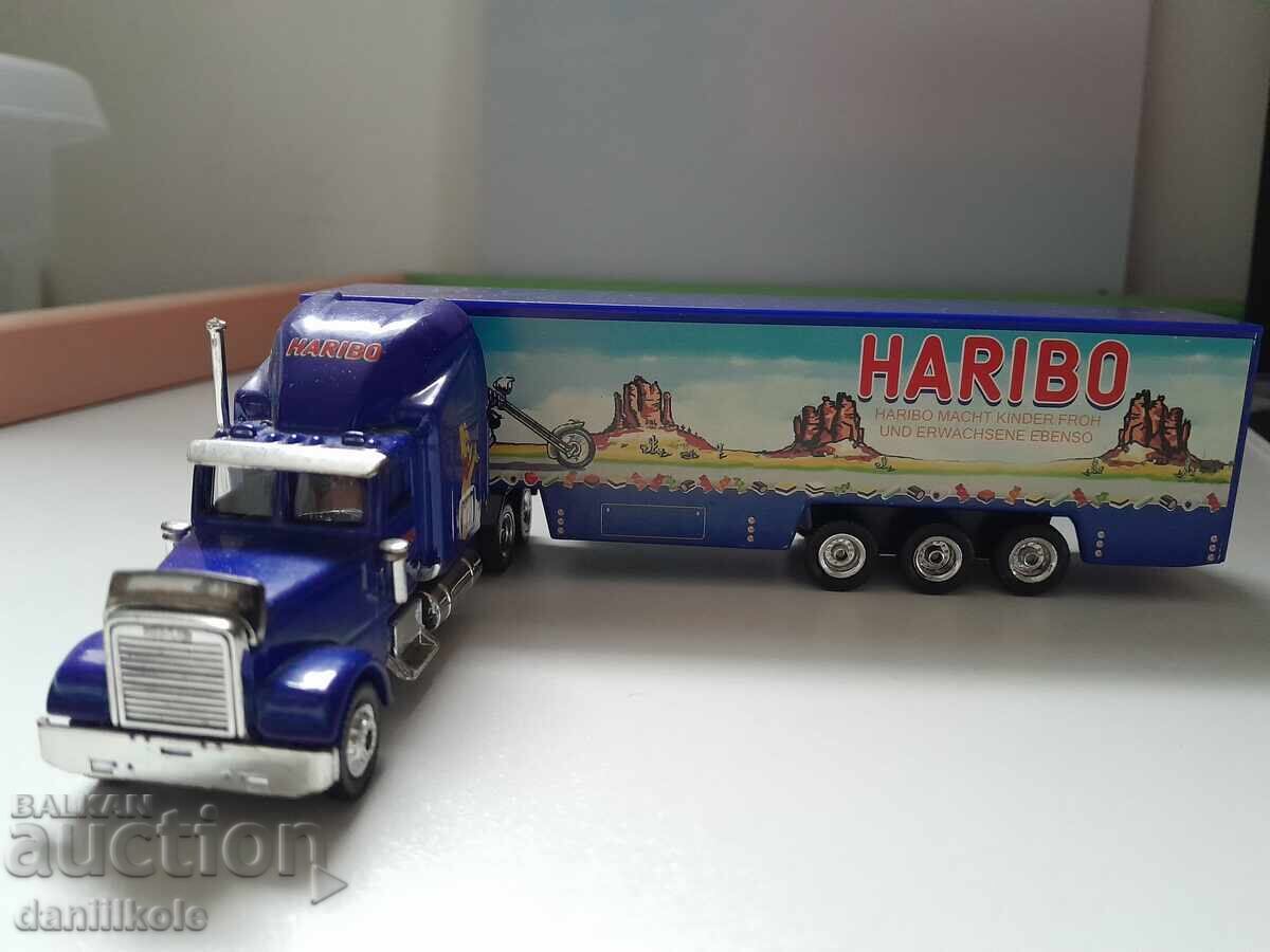 *$*Y*$* ΜΕΤΑΛΛΙΚΟ ΜΟΝΤΕΛΟ FREIGHTLINER ΔΙΑΦΗΜΙΣΤΙΚΟ HARIBO *$*Y*$* με τιμή 25.23 BGN | € 12.90