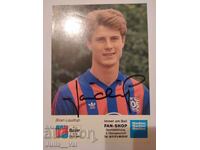 Fotbal - FC Bayer 05 - autograf de la Brian Laudrup