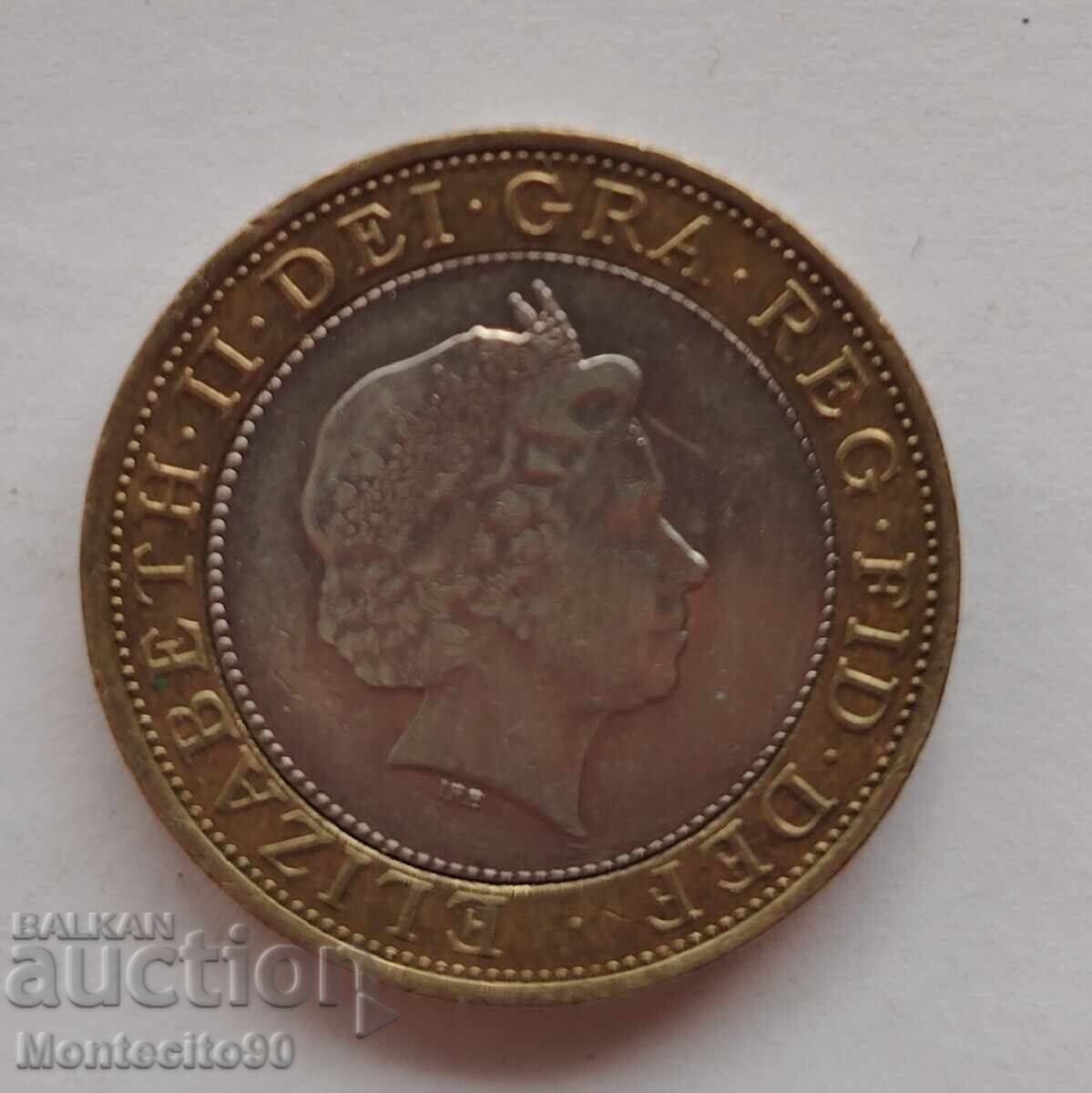 2 паунда Великобритания - 400 години от "Барутния заговор" с цена 8.00 лв. | € 4.09 2 паунда Великобритания - 400 години от "Барутния заговор" с цена 8.00 лв. | € 4.09