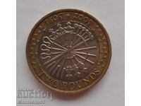 2 λίρες Ηνωμένου Βασιλείου - 400 χρόνια από την "Συνωμοσία της Πυρίτιδας"