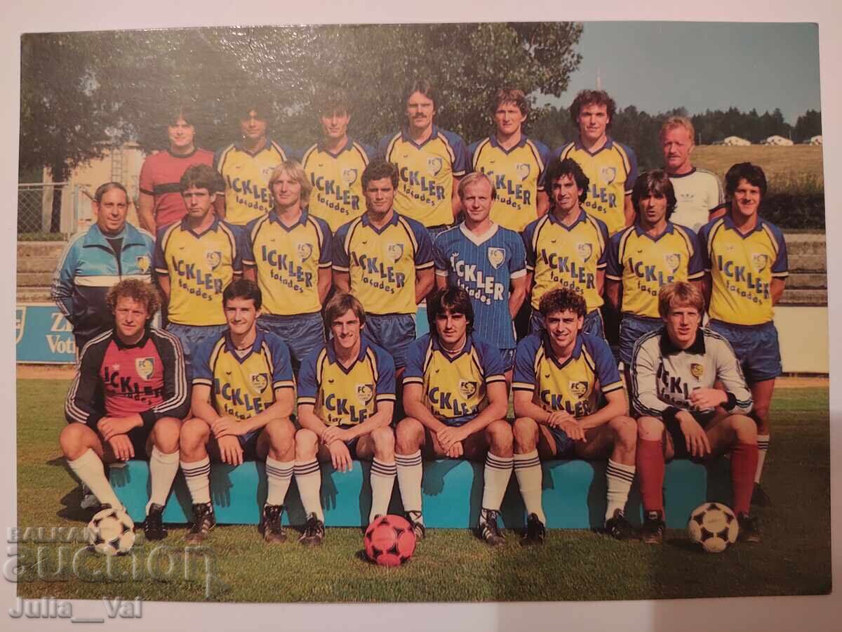 Football - FC La Chaux-de-Fonds - Autographs - Switzerland Football - FC La Chaux-de-Fonds - Autographs - Switzerland