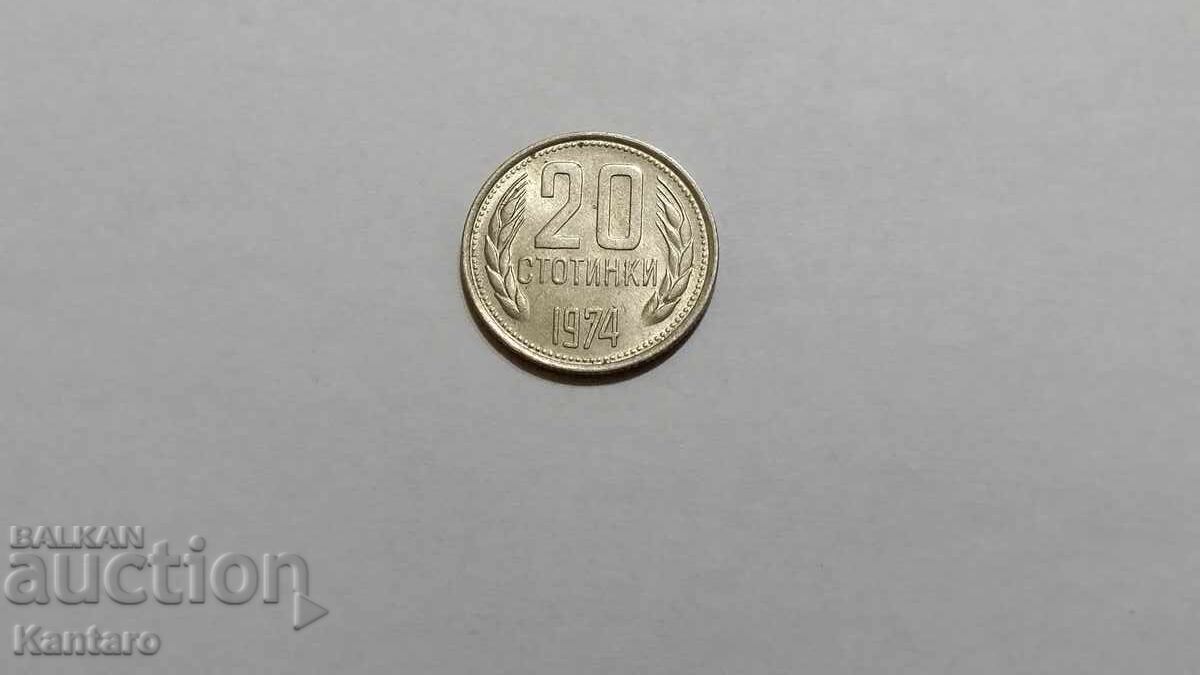 Delivery of Coin - BULGARIA - 20 Stotinki - 1974 - UNC - 2