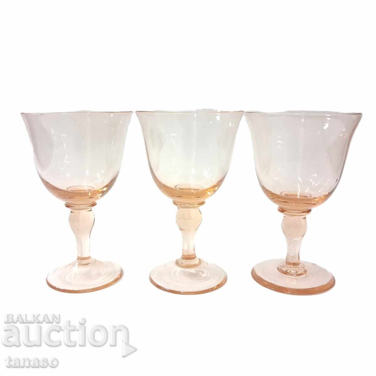 Ρετρό ροζ γυάλινα ποτήρια Arcoroc Luminarc Rosaline με τιμή 30.00 BGN | € 15.34