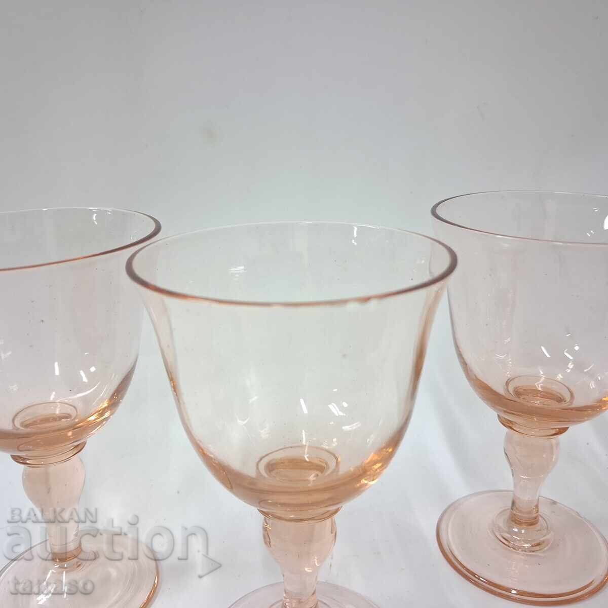 Παράδοση Ρετρό ροζ γυάλινα ποτήρια Arcoroc Luminarc Rosaline