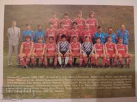 Fotbal - FC Renens - Elveția - carte poștală și autocolant