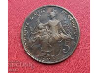 France-5 cents 1916