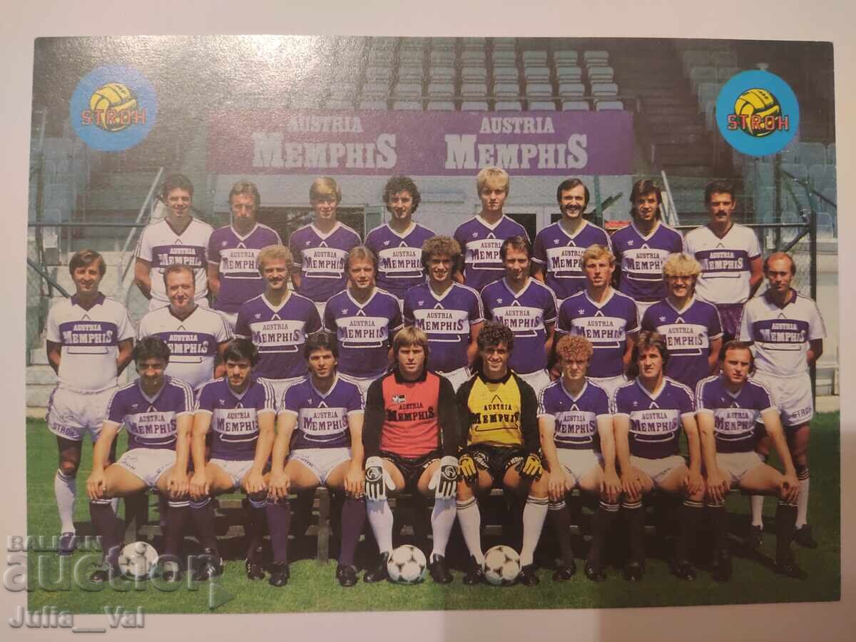 Football - FK Austria - Vienna - card 1984/85 Football - FK Austria - Vienna - card 1984/85