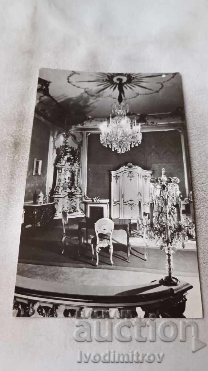 Postcard Sinaia Interior from Peleș Museum