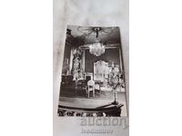 Cartolină poștală Sinaia Interior din Muzeul Peleș