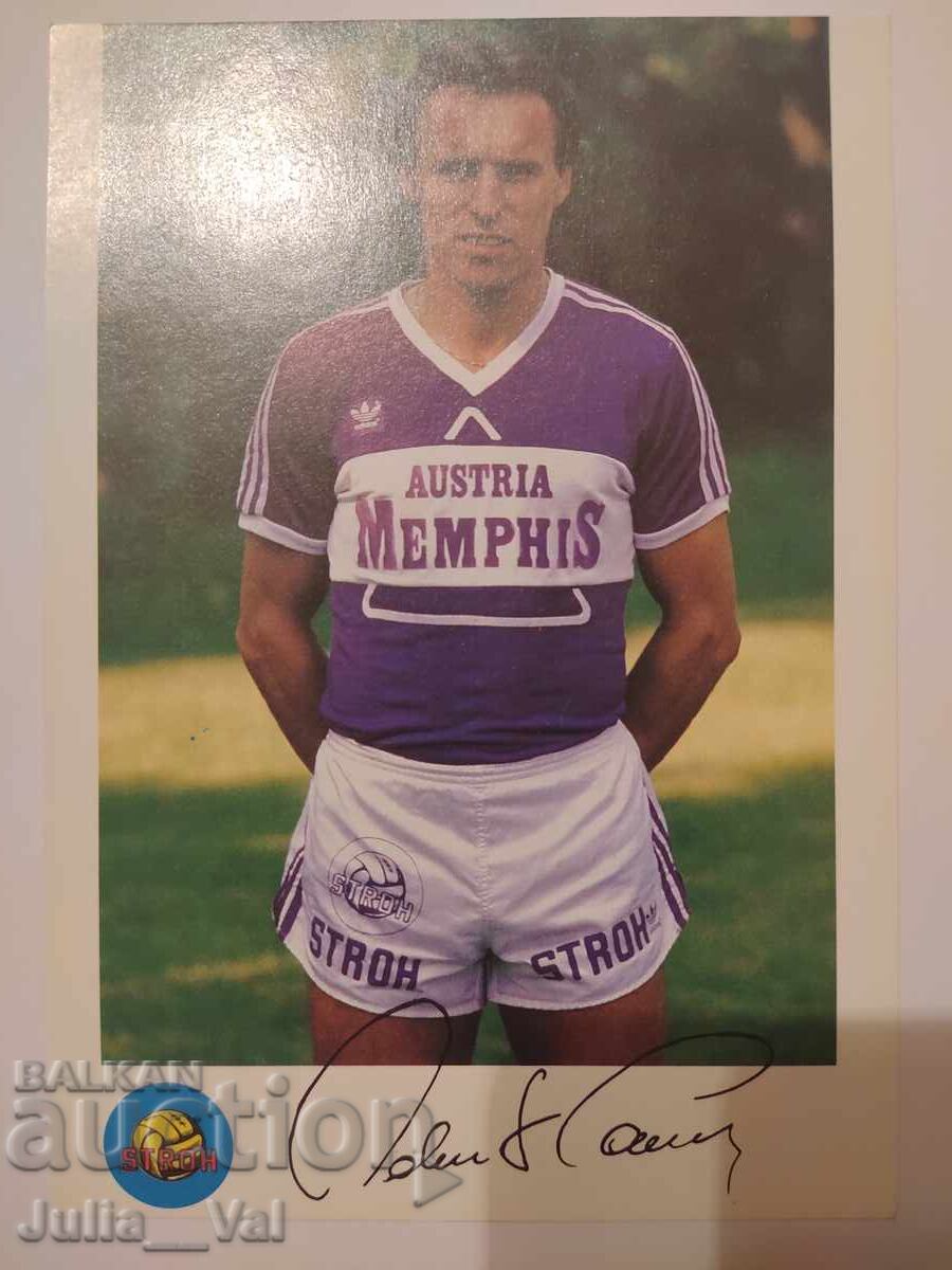 Fotbal - FK Austria - Viena - autograf de Robert Sara Fotbal - FK Austria - Viena - autograf de Robert Sara