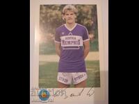Fotbal - FK Austria Viena - autograf de la Ernst Baumeister