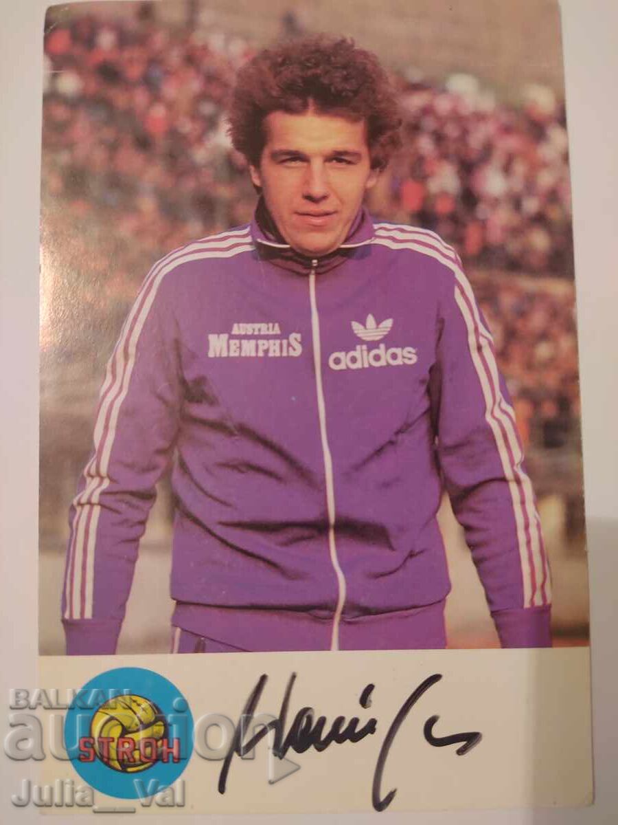 Football - FK Austria - Vienna - Autograph from Johannes Weninger Football - FK Austria - Vienna - Autograph from Johannes Weninger