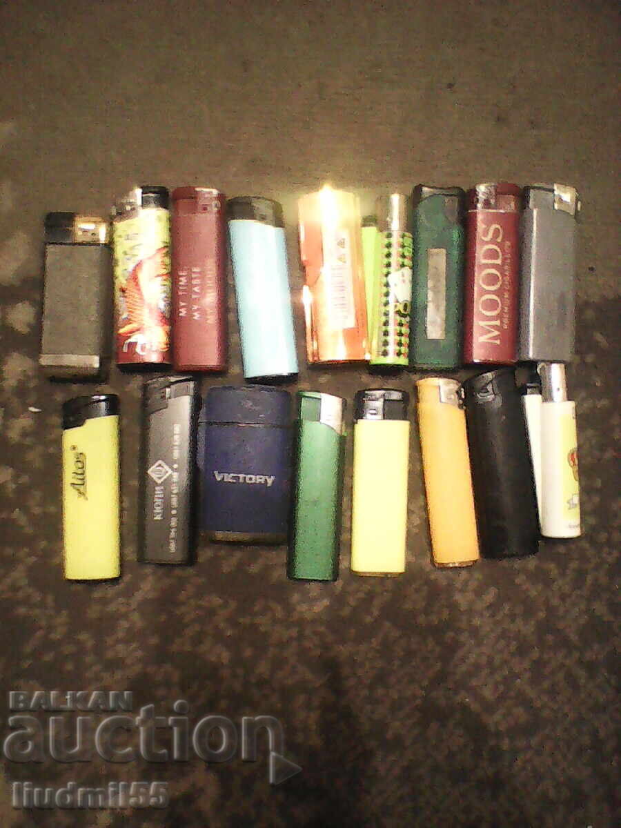 LOT OF LIGHTERS