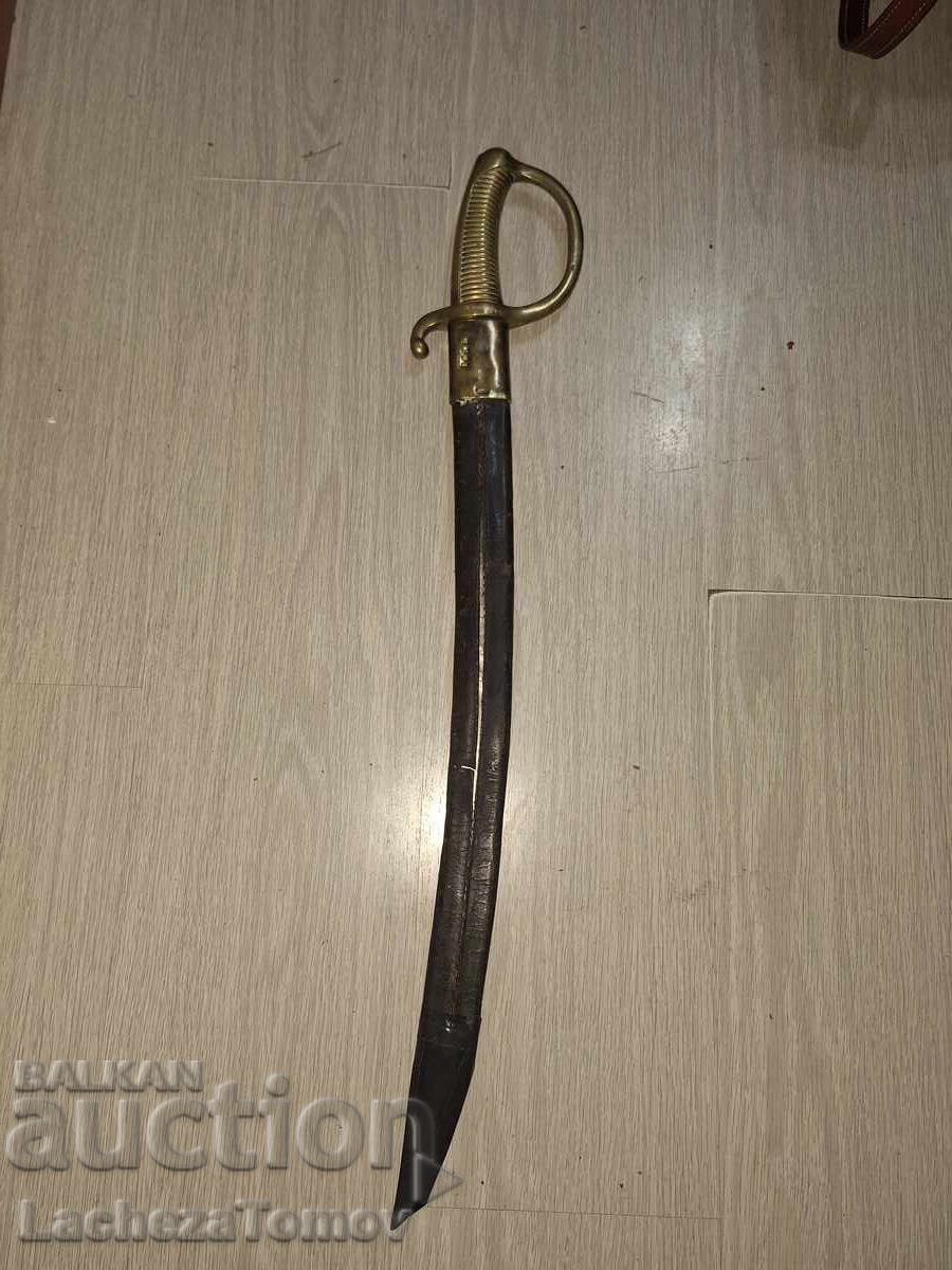 French 19th Century Hanger Sword Blade Scabbard Excellent Condition French 19th Century Hanger Sword Blade Scabbard Excellent Condition