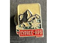 42131 Bulgaria tourist badge Tourist of the People's Republic of Bulgaria