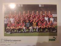 Fotbal - Eintracht Frankfurt 1987/88 - Germania - carte poștală