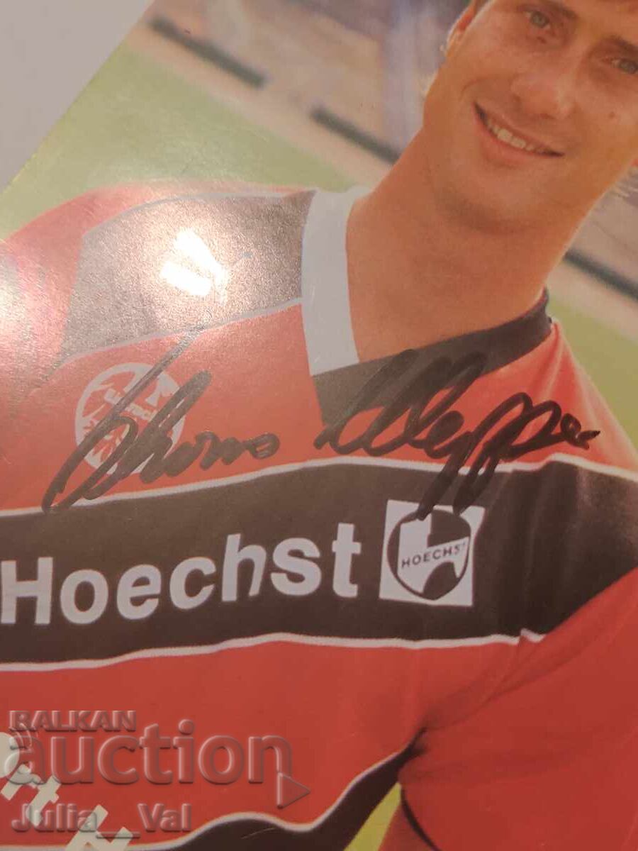 Fotbal - autograf de la Thomas Klepper - Eintracht Frankfurt cu preț 0.01 BGN | € 0.01 Fotbal - autograf de la Thomas Klepper - Eintracht Frankfurt cu preț 0.01 BGN | € 0.01