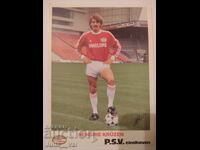 Fotbal - Autograf de la Hendrie Krüzen - Eindhoven - Olanda