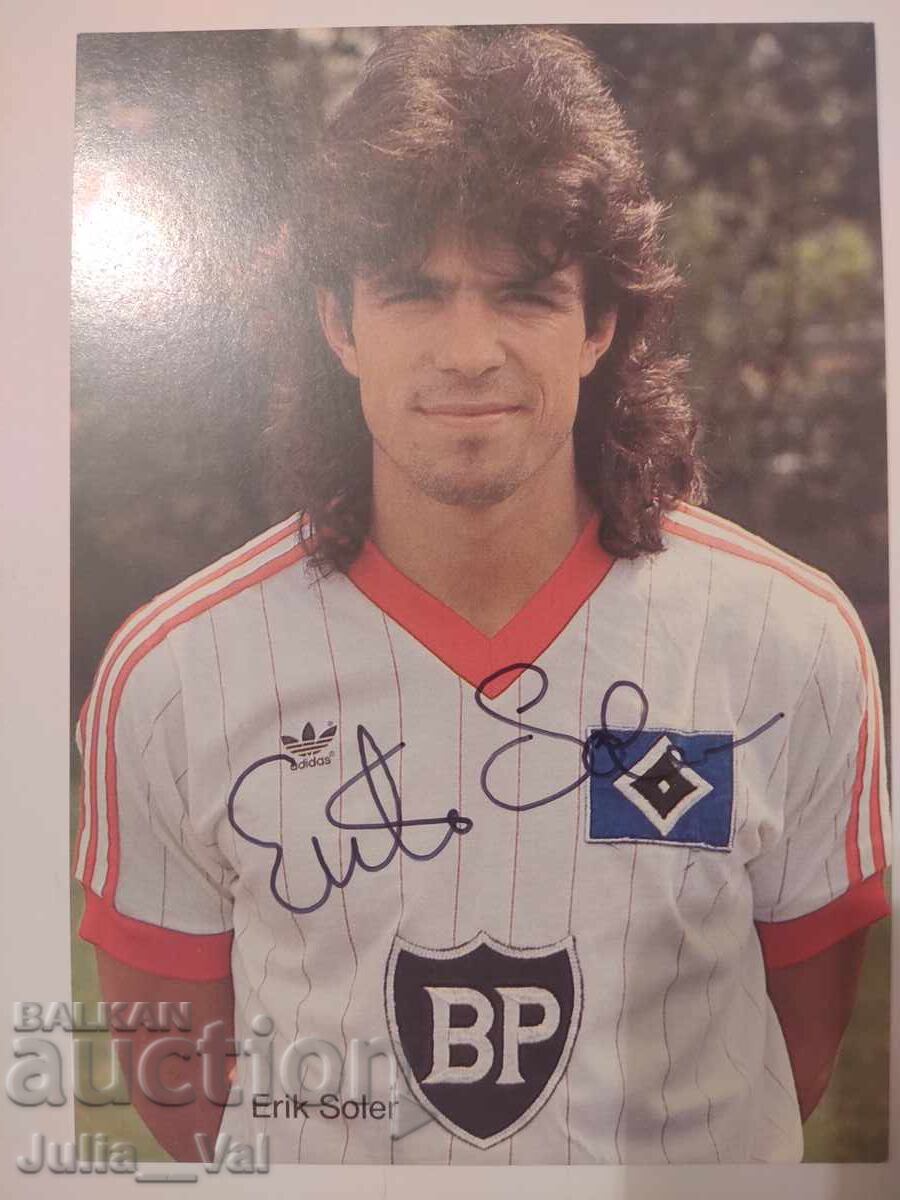 Football - Autograph of Eric Soler - Hamburger Football - Autograph of Eric Soler - Hamburger
