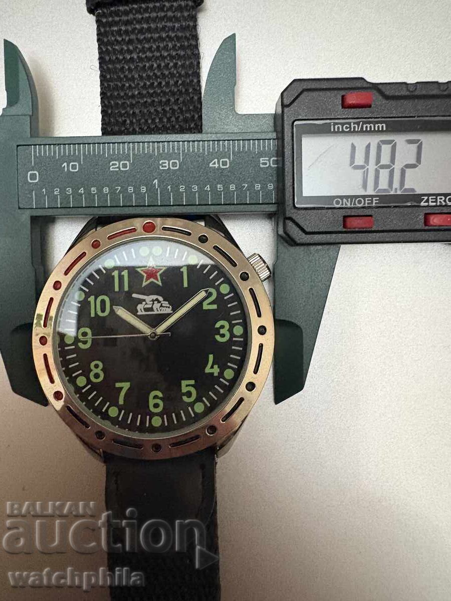 Russian Tank men's watch. UNC excellent condition - 5 Russian Tank men's watch. UNC excellent condition - 5