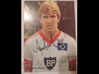 Fotbal - autograf de la Mark McGhee - Hamburger