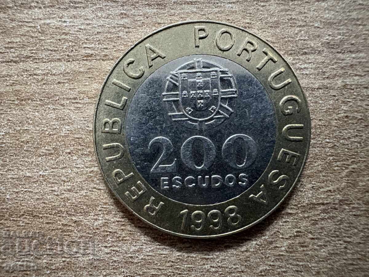 Πορτογαλία - 200 εσκούδος (1998)