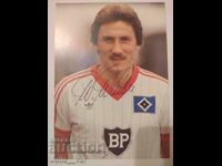 Fotbal - autograf de la Wolfram Wuttke - Hamburger